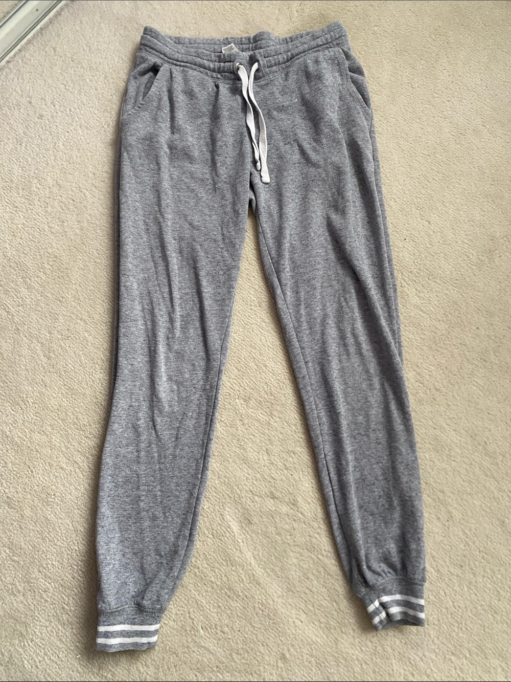 Garage Skinny Gray Jogger Sweatpants